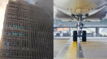 تأخر في إقلاع بعض رحلات الطيران بسبب حريق سنترال رمسيس