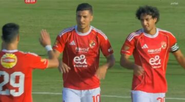 فيديو | محمد شريف يسجل هدف الأهلي الأول أمام الملعب التونسي