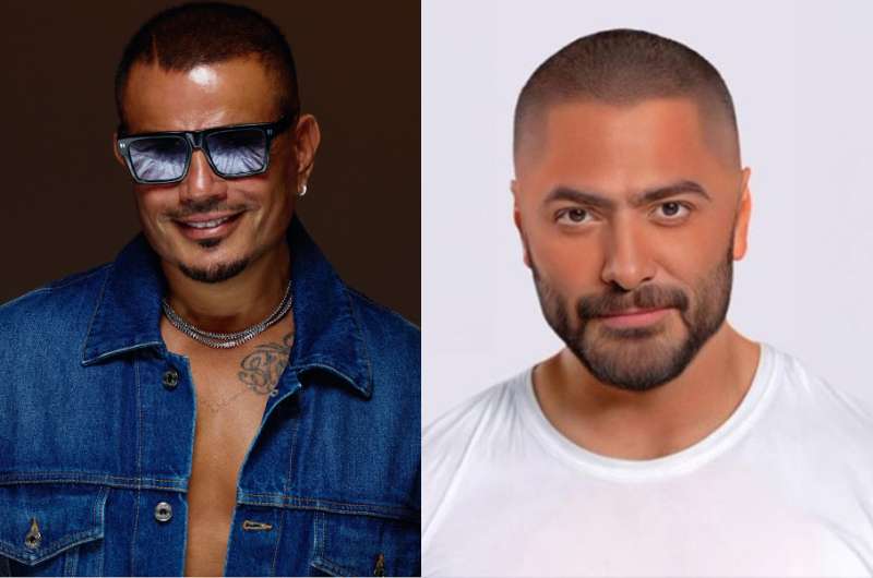 بسبب تصدر الألبومات التريند.. تامر حسني يعاتب عمرو دياب