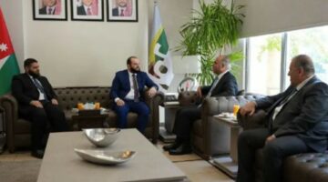 محافظ دمشق ماهر مروان  في  ضيافة الشواربه والحاج توفيق في عمان