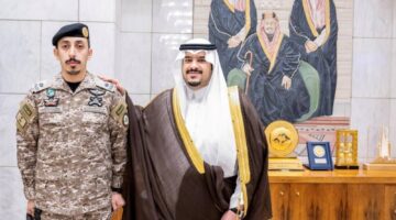 نائب أمير الرياض يقلّد الرائد الشكرة رتبته الجديدة – أخبار السعودية