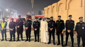 محافظ مبارك الكبير تفقد مجالس العزاء