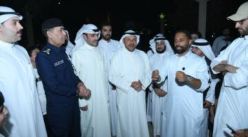 محافظ الفروانية يتفقد حديقة الفردوس