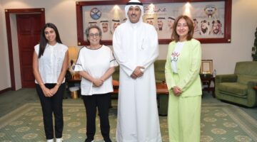 محافظ الأحمدي يستقبل فريق «أمنية» لمناقشة دعم استدامة مشروع تدوير البلاستيك