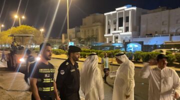 استمرار أعمال صيانة الطرق في محافظة الجهراء