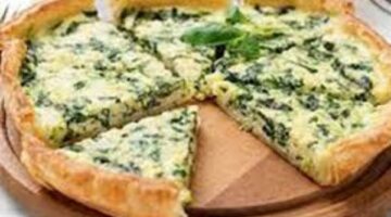 فطائر السبانخ والجبنة بعجينة الجلاش