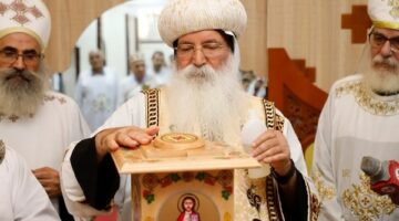 تدشين مذبح الأنبا بيشوي بطما على يد الأنبا إسحق أسقف الإيبارشية