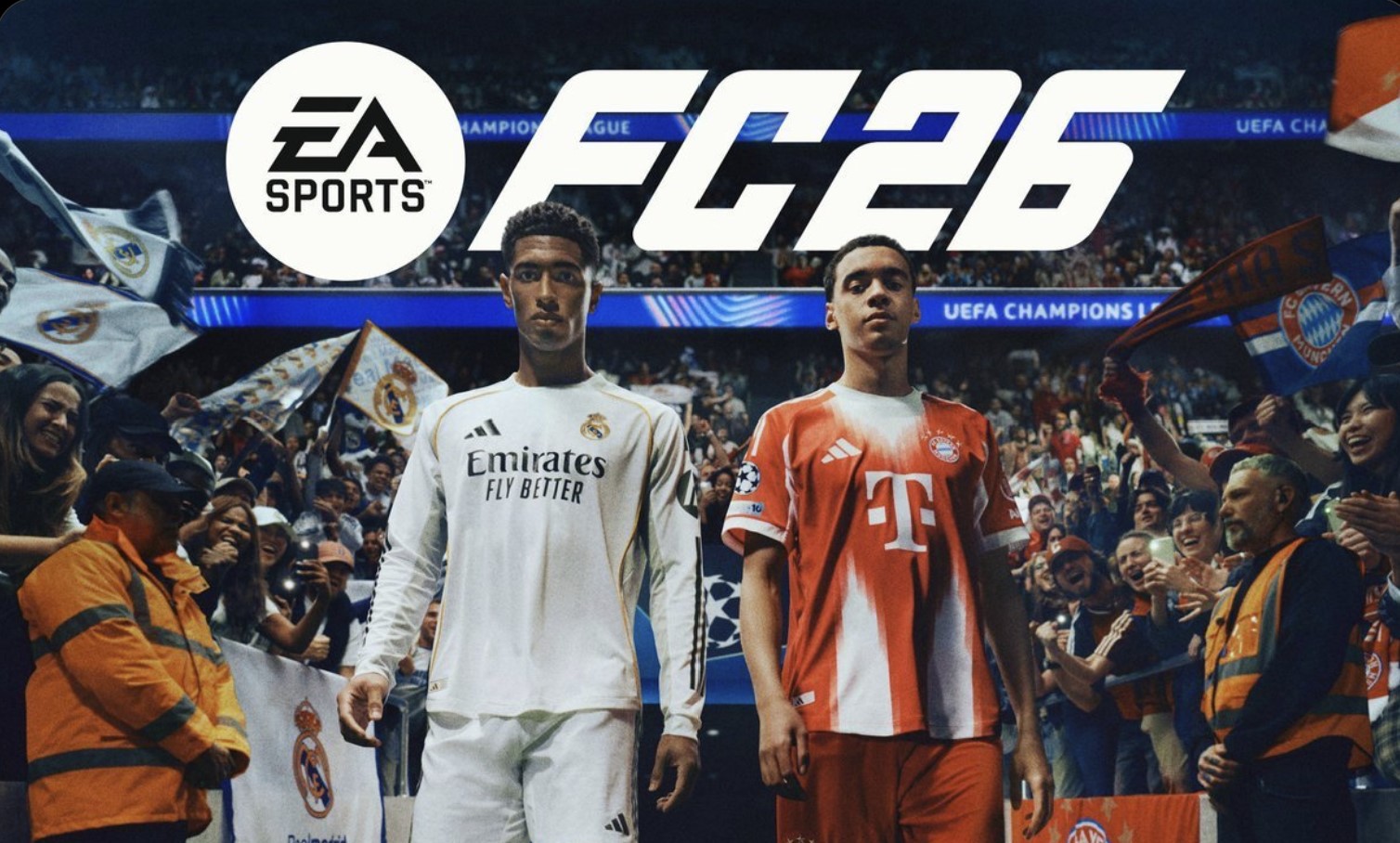 لعبة EA SPORTS FC 26 على وشك الكشف الكامل وبيلينجهام وموسيالا نجمي الغلاف! | newnews4