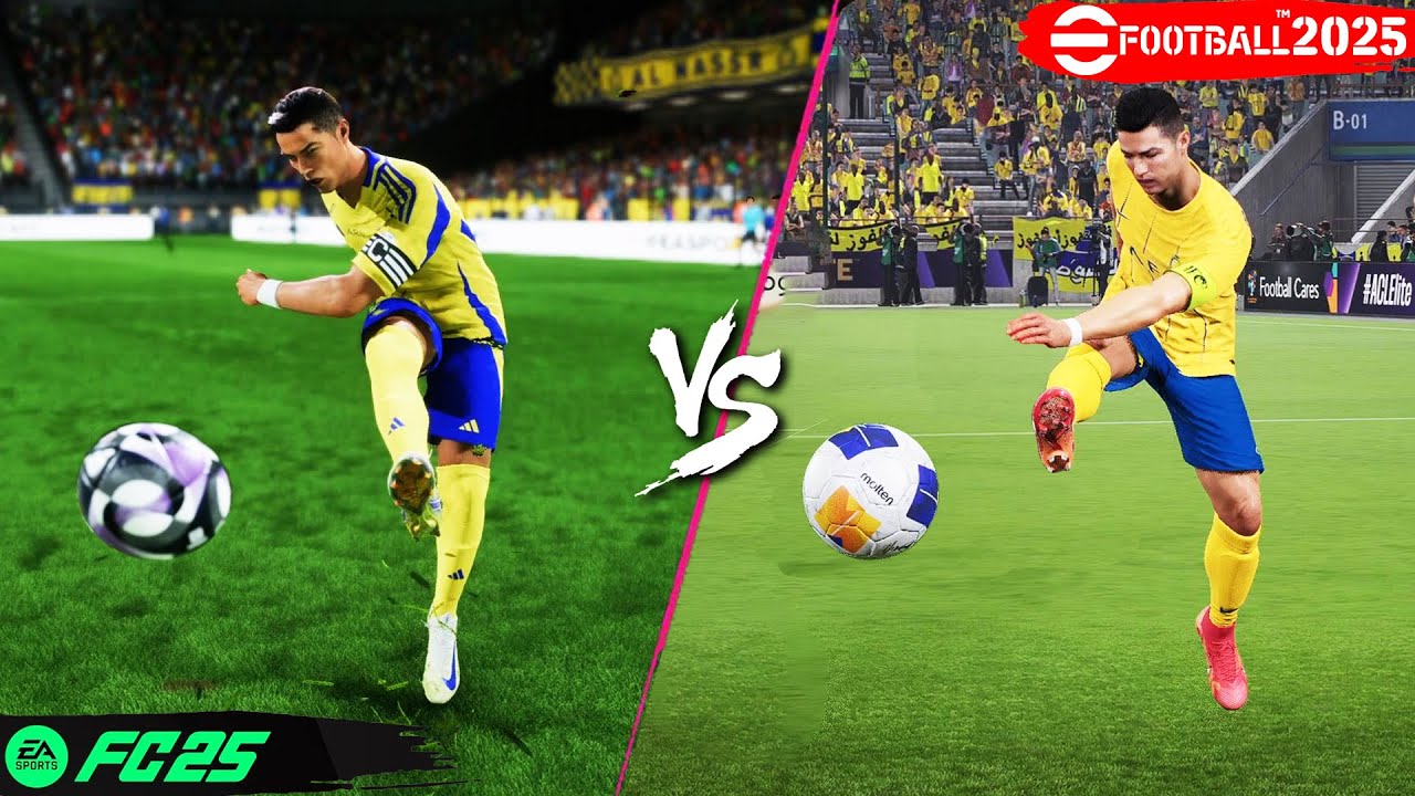 مقارنة حاسمة: eFootball 2025 ضد EA Sports FC 25 أيهما يستحق وقتك ومالك؟ | newnews4